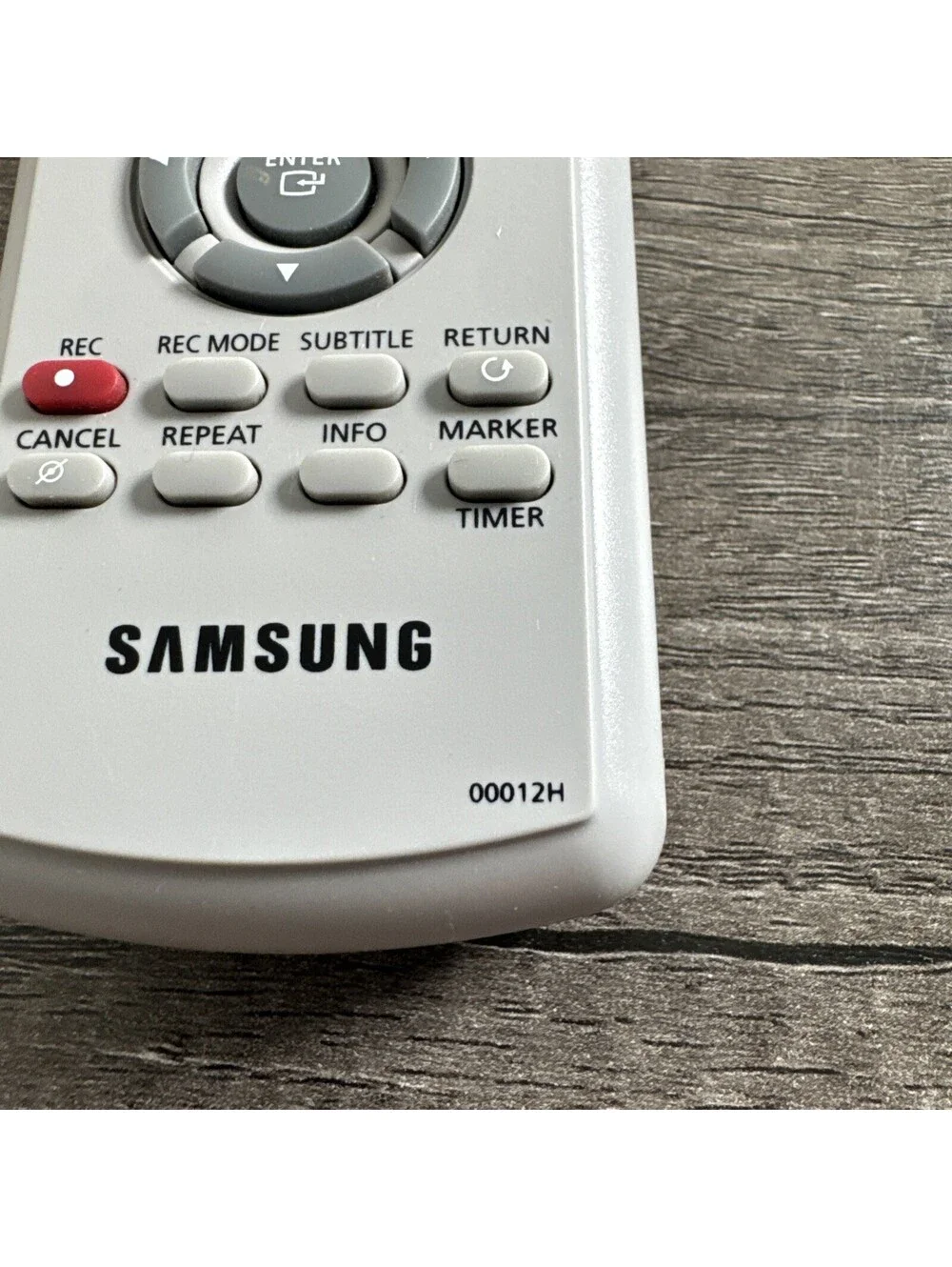Original Samsung 00012H Remote Control DVDR120 DVDR120AX Tested Works